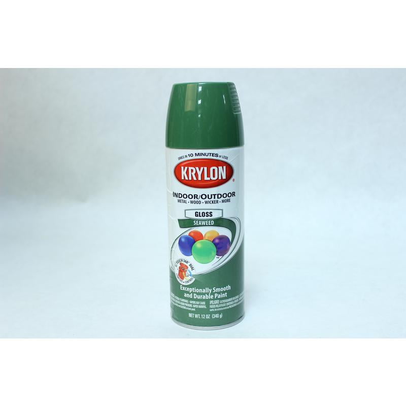Gloss Seaweed Indoor/Outdoor Spray Paint, 12Oz Krylon Spray Paint 53567
