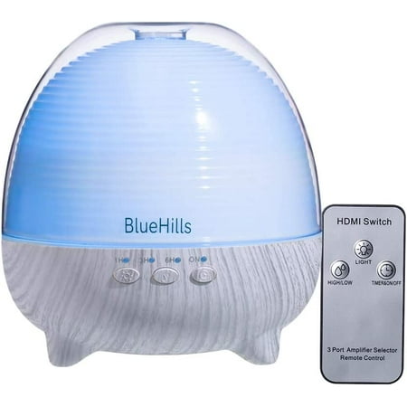 

Premium Large 1000 ML XL Essential Oil Diffuser Aromatherapy Humidifier for Large Room Home Long Run Time Huge Coverage Area Mood Lights Extra Large Capacity Big 1000ML - N3