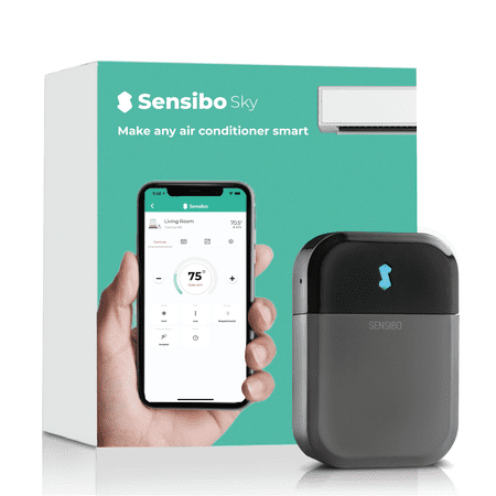 

Sensibo Sky Smart Home Air Conditioner System - Quick & Easy Installation. Maintains Comfort with Energy Efficient App - Automatic On/Off. WiFi Google Alexa and Siri. (Grey)