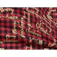 thumbnail image 4 of oneOone Rayon Red Fabric Merry Christmas Quilting Supplies Print Sewing Fabric By The Yard 56 Inch Wide-980, 4 of 6