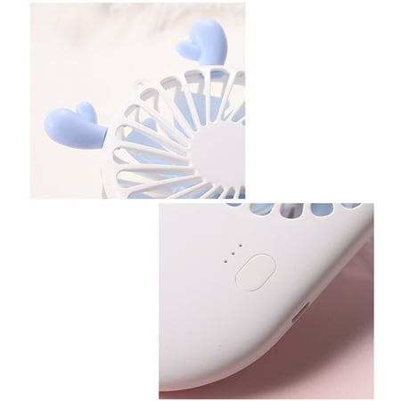 

New Pocket Fan Portable Mini Gift Small Fan USB Rechargeable Handheld Fan