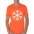 thumbnail image 1 of Awkward Styles Snowflake Shirt Christmas Tshirts for Men Snowflake Men's Holiday Tee for Christmas White Christmas Snowflake T-shirt Xmas Party Men's Holiday Top Snowflake Christmas Gift Idea, 1 of 4