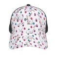 thumbnail image 2 of Picia Rabbit Eating Pattern Trucker Hat,Baseball Cap,Sun Protection Cap,Stylish Headwear,Leisure Cap,Outdoor Sports Cap, 2 of 7