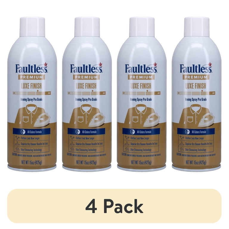 Faultless Fabric Starch Firm Finish Spray, Pure Cotton, 4-Pack photo 1