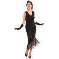 thumbnail image 3 of PrettyGuide Women's Flapper Dresses 1920s Gatsby Sequin Fringed Sleeveless Roaring 20s Cocktail Dress, 3 of 8