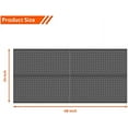 SSFDC 2/4 Pcs Metal Pegboard Wall Panels, Peg Boards for Garage Tool