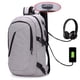 thumbnail image 2 of Mochila de viaje para computadora portátil, resistente al agua, antirrobo, con puerto de carga USB y orificio para auriculares, mochila escolar para hombres y mujeres Sincero Hogar, 2 of 3