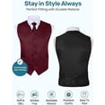 thumbnail image 4 of S.H. Churchill & Co. Men's 4 Piece Vest Set, with Bow Tie, Neck Tie, and Pocket Square, 4 of 7