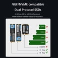 thumbnail image 4 of M.2 NGFF NVME 2280 SSD Heatsink Aluminum Alloy Solid State Disk Drive Radiator Cooler Cooling Pad for Desktop PC PS5 Heatsink 3PCS, 4 of 5
