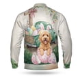 thumbnail image 2 of Easter Egg Goldendoodle Bunny Ear Welcome Spring Truck All Over Print 3D Baseball Jacket Doodle Dog Lover Gifts Idea Bomber Jacket Softball - 12002, 2 of 6