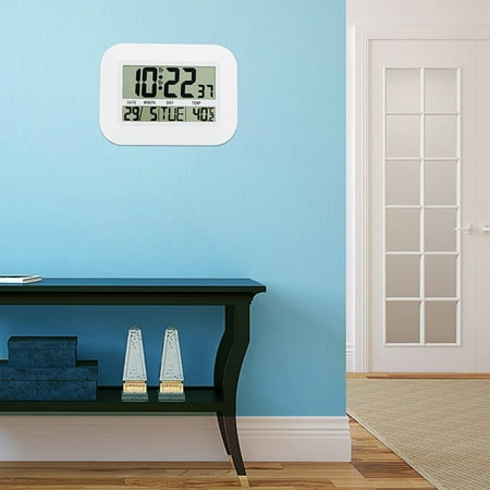 Electronicheart Indoor Desktop Digital Clock Thermometer ...