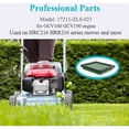 thumbnail image 3 of Paquete de 2 filtros de aire 17211-zl8-023 compatible con Honda gcv160 gcv190 Husqvarna 7021p elemento de filtro de aire Premium para cortacésped, 3 of 5