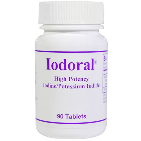 Optimox Iodoral Iodine Potassium Iodide 90 Tablets