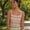 Multicolor-B, variant on Women Sleeveless Striped Knit Camisole with Spaghetti Strap, Scoop Neck Slim Fit Sweater Tank Top Cute Summer Shirt