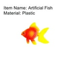 thumbnail image 6 of Walbest Artificial Aquarium Fishes Plastic Fish Realistic Artificial Moving Floating Colorful Goldfish Fake Fish Decoration Ornament for Aquarium Fish Tank (Golden), 6 of 6