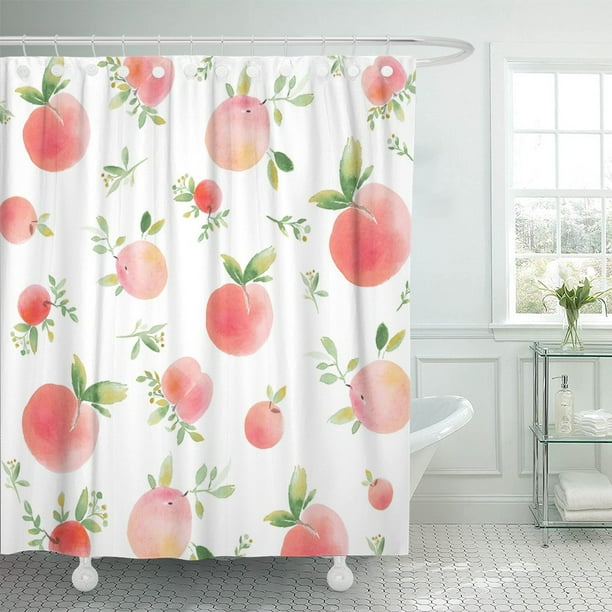 peach shower curtain target