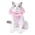 thumbnail image 2 of Cat Recovery Clothes Soft Breathable Anti-licking Bodysuit With Adjustable Buckle E-collar Substitute, 2 of 9