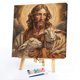 thumbnail image 5 of Kit de pintura por números sobre lienzo, arte al óleo artesanal, imagen de Jesús, decoración de pared del hogar, 40x40cm, 5 of 9