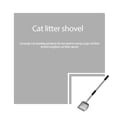 thumbnail image 1 of Pet Litter Scooper Household Manual Long Handle Deep Garbage Cleaning Scoop Sifting Cleaning Strainer Reusable Reusable Housework Scooping, 1 of 6