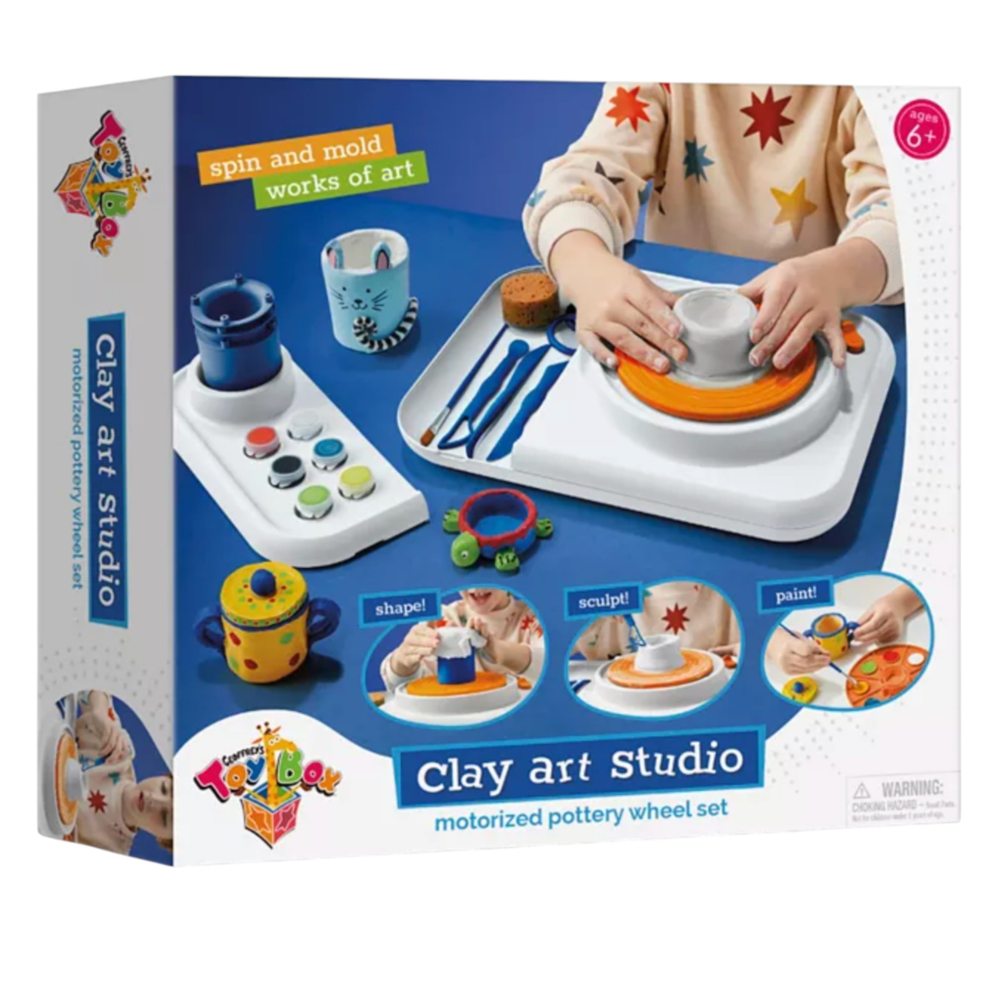 Motorized Pottery Wheel Clay Art Studio Set