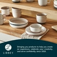 thumbnail image 6 of Libbey Austin Himalayan Pink Porcelain Coffee Mugs, Modern Colorblocked Large Coffee Mugs Set of 4, Stackable Ceramic Mug Set for Holidays, Daily Use, 6 of 6