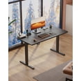 thumbnail image 4 of HLDIRECT 40" Electric Standing Desk with Outlets, Sit Stand Up Desk, Adjustable Height Home Office Desk with 2 Preset Heights for Work Study, Black, 4 of 9