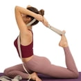 thumbnail image 4 of Banda de ejercicio de yoga con hebilla de anillo en D ajustable para gimnasia de danza Pilates Adepaton CPB-DE-SSW537-1, 4 of 5