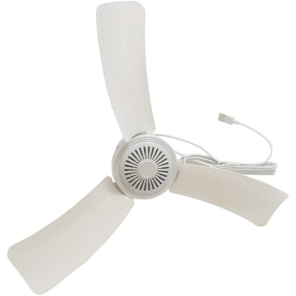 Portable Ceiling Fan Mini USB Tent Fans for Camping, Outdoor Hanging