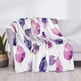 thumbnail image 6 of Horizontal Flannel Blanket Is Light Warm Soft Anti-Pilling Anti-Wrinkle Anti-Allergy And No Hair Loss For Bed And Sofa Camping Travel Watercolor Seamless Pattern With Leaves (2), 6 of 8