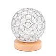 thumbnail image 4 of Lámpara De Mesa De Cristal Plateado Bola De Luz Nocturna Bola De Lámpara De Noche Moderna Para Sala De Estar Dormitorio matsuzay HA024898-02, 4 of 6