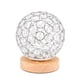 thumbnail image 4 of Lámpara De Mesa De Cristal Plateado Bola De Luz Nocturna Bola De Lámpara De Noche Moderna Para Sala De Estar Dormitorio Eigraketly HA024898-02, 4 of 6