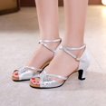 thumbnail image 3 of LNMQLPDBS High Heel Sandals for Women Sandals Women's Leisure Dancing Shoes High Heels Breathable Fashion Outdoor Women's High Heels, 3 of 9