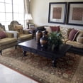 thumbnail image 3 of Style Haven  Genevieve Vintage Floral Traditions Area Rug Cream/Green 6' Round 6' Round Indoor Living Room, Bedroom, Dining Room Green Round, 3 of 5