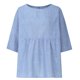 thumbnail image 5 of Karight Cotton Linen Shirts for Women 3/4 Sleeve Flowy Tops Loose Boho Summer Blouse Tees Plus Size Outfits, 5 of 5