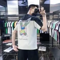 thumbnail image 3 of Conjuntos de camisetas y pantalones cortos con estampado de alfabeto para hombre, ropa deportiva gráfica para gimnasio, conjuntos de pantalones cortos para hombre, tendencias, disfraces, oferta, estil, 3 of 4