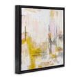 thumbnail image 2 of Stupell Industries Contemporary New Age Yellow Abstract Black Floating Frame Canvas Art, 18 x 18, by Design Fabrikken, 2 of 8