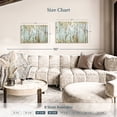 thumbnail image 4 of Elephant Stock Birch In The Fog Ii Wall Art - Horizontal Canvas Wall Art - Living Room Wall Decor - Floral And Botanical Canvas - Blue And Orange Decor By Allison Pearce - 36" x 24", 4 of 8