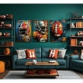 thumbnail image 2 of 3pcs Basketball Graffiti Canvas Wall Art Retro Abstract Graffiti Teen Wall Decor Pictures Basketball Court Sneakers Posters Prints Paintings for Teen Boys Living Room Bedroom（Only canvas）, 2 of 6