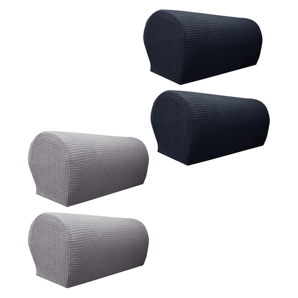 4 piezas de fundas removibles para reposabrazos para sofás, protectores de muebles, impermeables