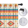 thumbnail image 4 of Blackout Kids Curtains,Colorful Geometric Striped Pattern Childrens Insulated Curtains Set Of 2,Bedroom Essentials,Toddler Room Decor 42x63in(106x160cm), 4 of 5