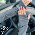 thumbnail image 5 of TNOBHG Summer Arm Sleeves Ice Anti-sunburn Sleeve Ultraviolet Ray Protection Quick-drying Breathable Fabric Loose Fit Unisex Arm Cover for Outdoor for Sun, 5 of 8