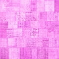 thumbnail image 1 of Ahgly Company Indoor Square Patchwork Pink Transitional Area Rugs, 8' Square, 1 of 4
