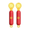 thumbnail image 2 of Oleegame Ensemble de Couverts en Acier Inoxydable 2 Pcs 1 Cuillère d'Entraînement Tête Ronde Cuillère Suspendue Design Tête de Cuillère pour Bébé Auto-Alimentation, 2 of 7