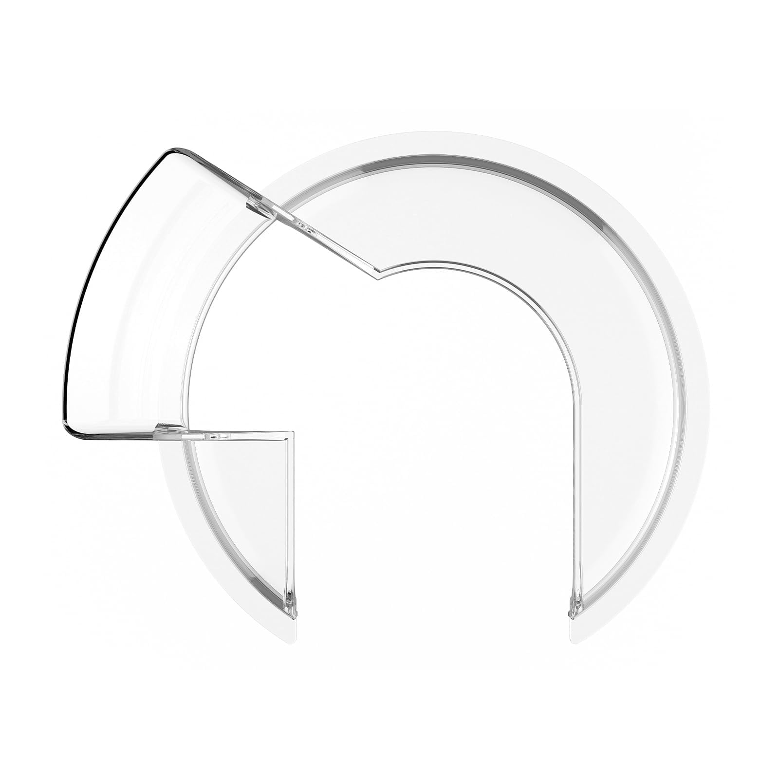 KSMBLPS Pouring Shield For KitchenAid Mixers - Fits 5.5, 6, 7, 8 Quart Stainless Steel Bowls (9.1-9.6\" Diameter)