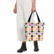 thumbnail image 5 of Fotbe Polka Dot Bolsa de Playa con Estampado, Bolsa de Hombro, Bolsa de Mano Espaciosa, Bolsa de Viaje Ligera, Bolsa de Compras Versátil, 5 of 6