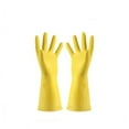 thumbnail image 2 of Beautynvta 1-Pairs Reusable Household Gloves, Rubber Thickened Cleaning Gloves, Long Sleeves, Dishwashing Gloves for Kitchen, L, 2 of 2