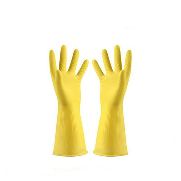 Dvkptbk Dishwashing Gloves Rubber Thickened Cleaning Gloves Thickened Dishwashing Gloves Household Kitchen Housework Cleaning Rubber Gloves Cleaning Gloves