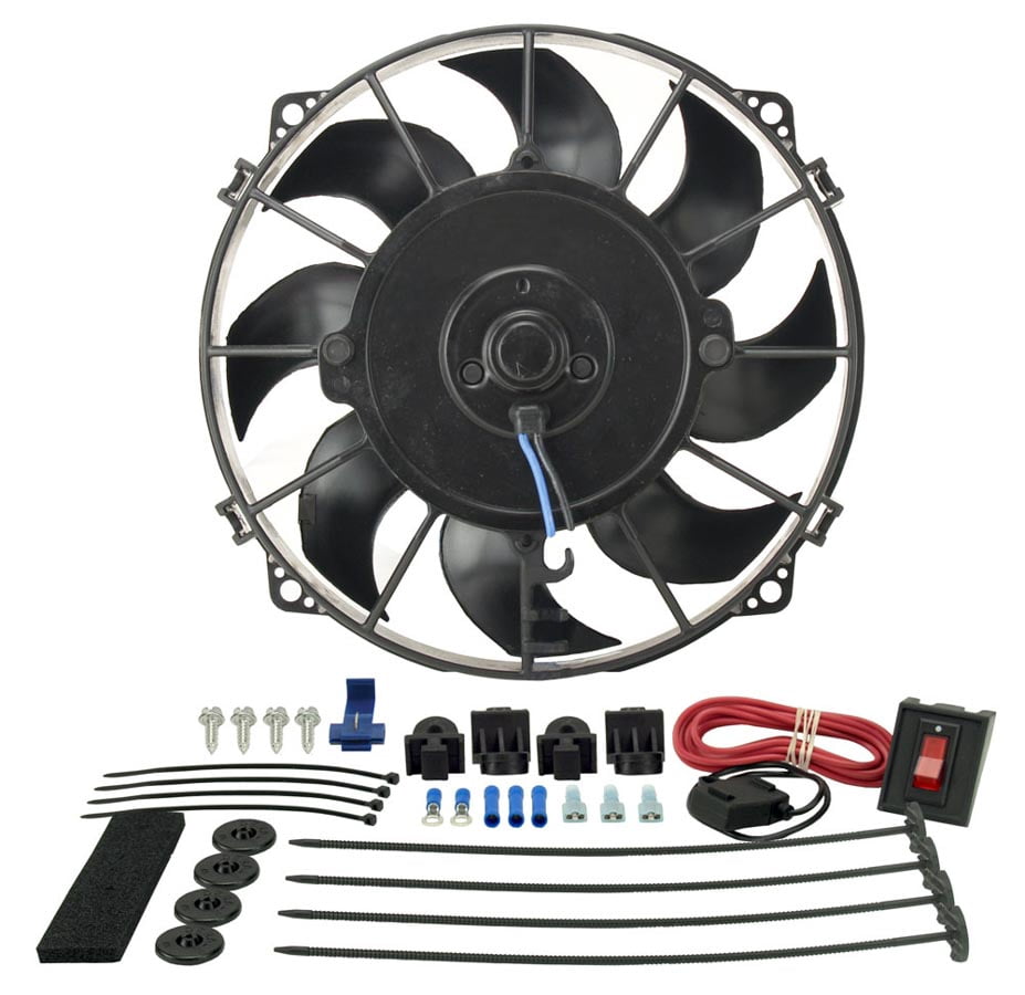 Derale 8 In 500 Cfm Tornado Electric Cooling Fan P N 16508 Walmartcom Walmartcom