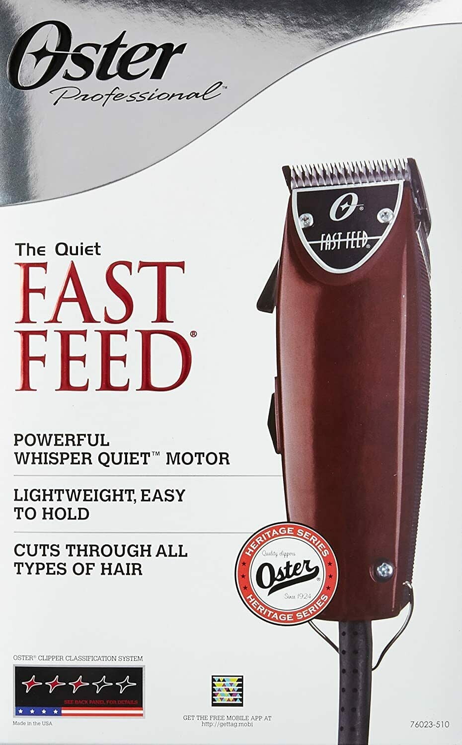 Oster Fast Feedバリカン限定版ブラッシュドアルミ110V/60Hz Oster Silver Fast Feed - Walmart.com