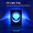 thumbnail image 4 of Disipador de insectos Irfora Mosquito Killer Lamp Indoor Bug Zapper UV LED Light USB Power Suction Trampa para mosquitos Libre de qu铆micos para mosca mosca El insecto m谩s peque帽o Irfora Disipador de insectos, 4 of 7